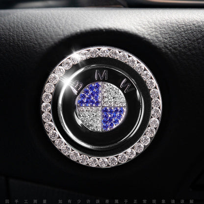 Sparkly Car Key Start Button Cover Ring