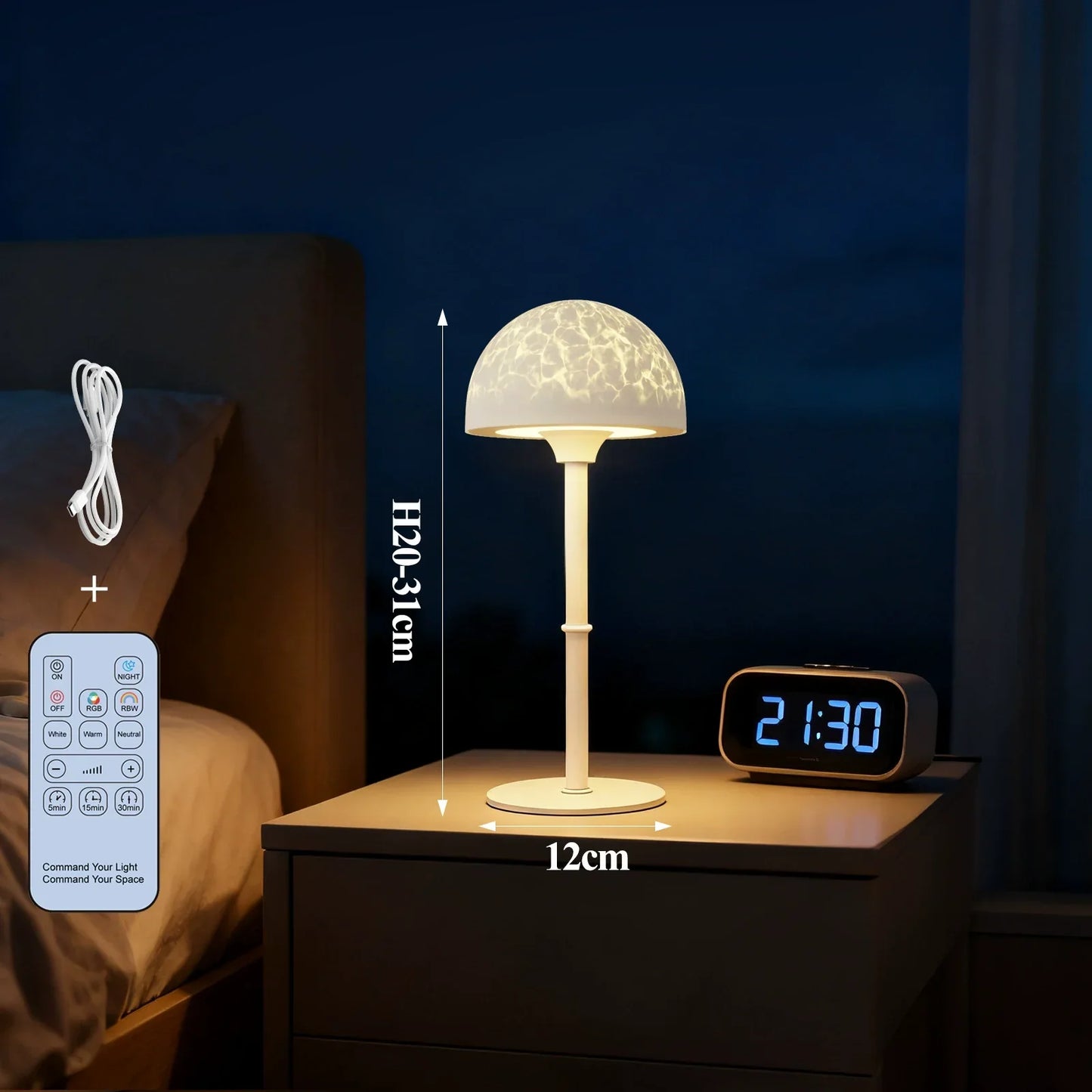 Modern LED Table Bedside Reading Lamp