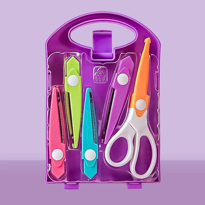 Child Friendly Craft Scissors and Punch Kit - Luxicro