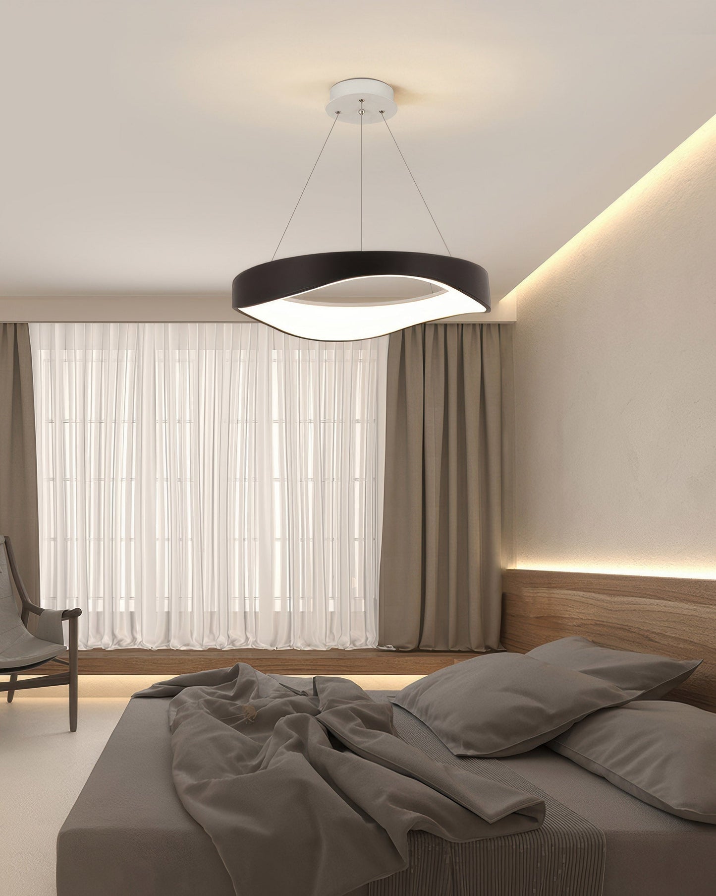 Stylish Circular LED Pendant Light Fixture