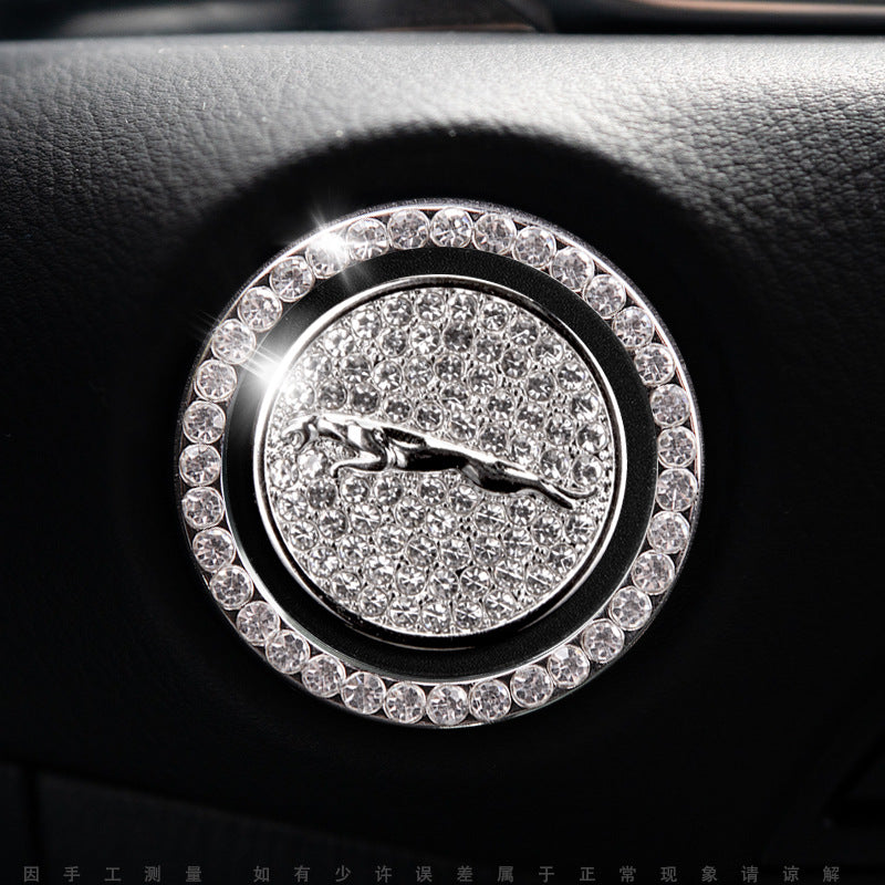 Sparkly Car Key Start Button Cover Ring