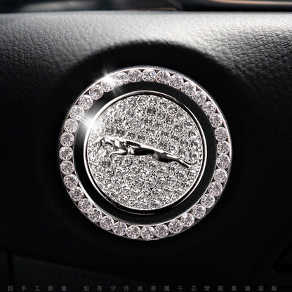 Sparkly Car Key Start Button Cover Ring