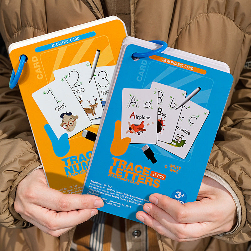 Washable Alphabet Tracing Book for Kids - Luxicro