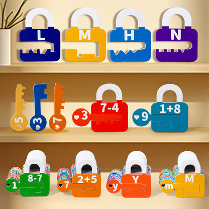 Interactive Kids Locks and Keys Play Set