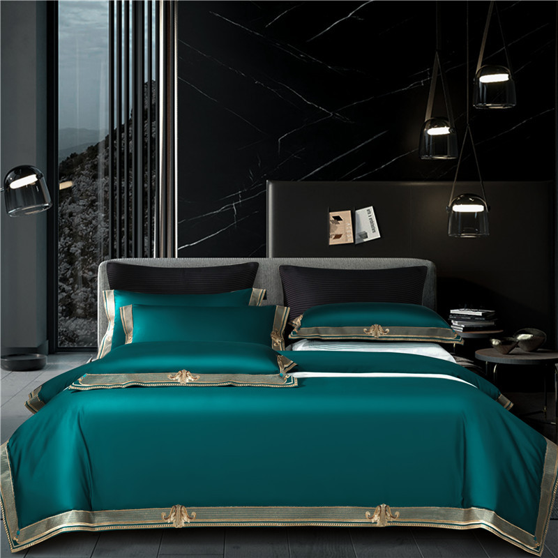 Decorative Patterned Luxury Cotton Bed Sheet Set