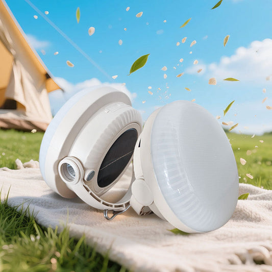 Compact Waterproof Solar LED Camping Light - Luxicro