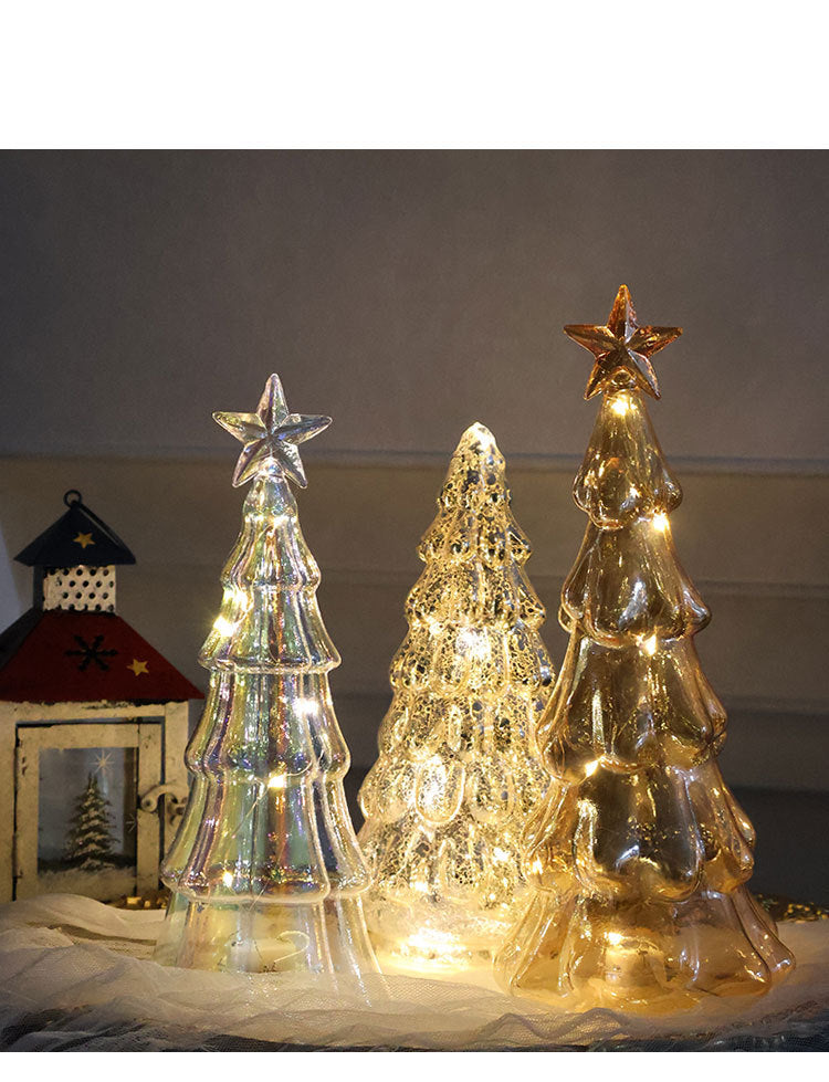 Tiny Glittering Christmas Tree Ornament