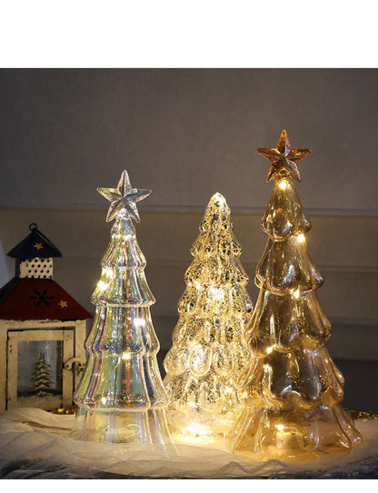 Tiny Glittering Christmas Tree Ornament
