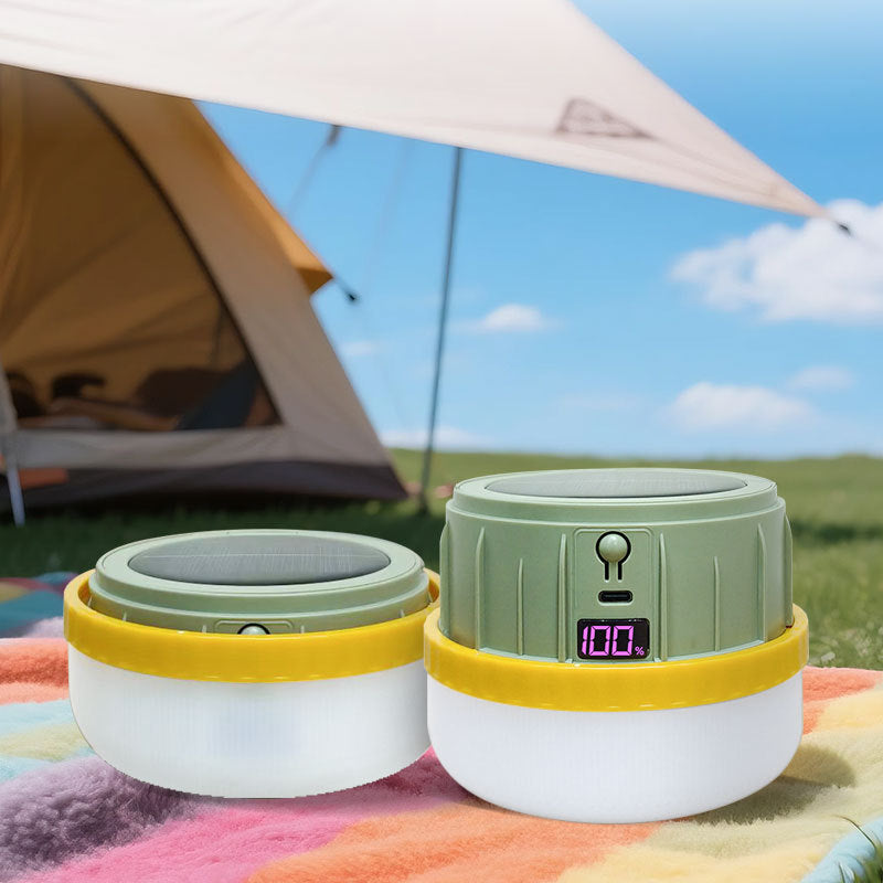 Compact Outdoor Solar Camping Lantern