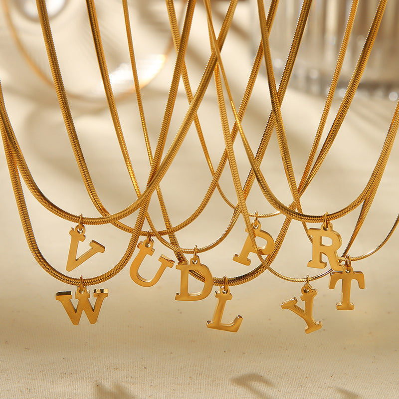 Classic Herringbone Link Chain Necklace