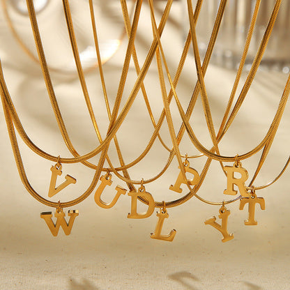 Classic Herringbone Link Chain Necklace