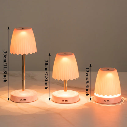 Compact USB Bedside Table Lamp