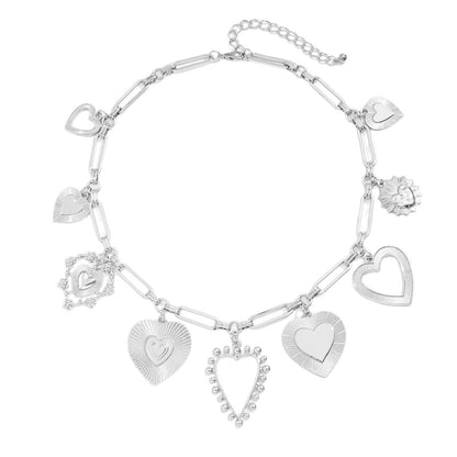 Trendy Love Heart Chain Necklace