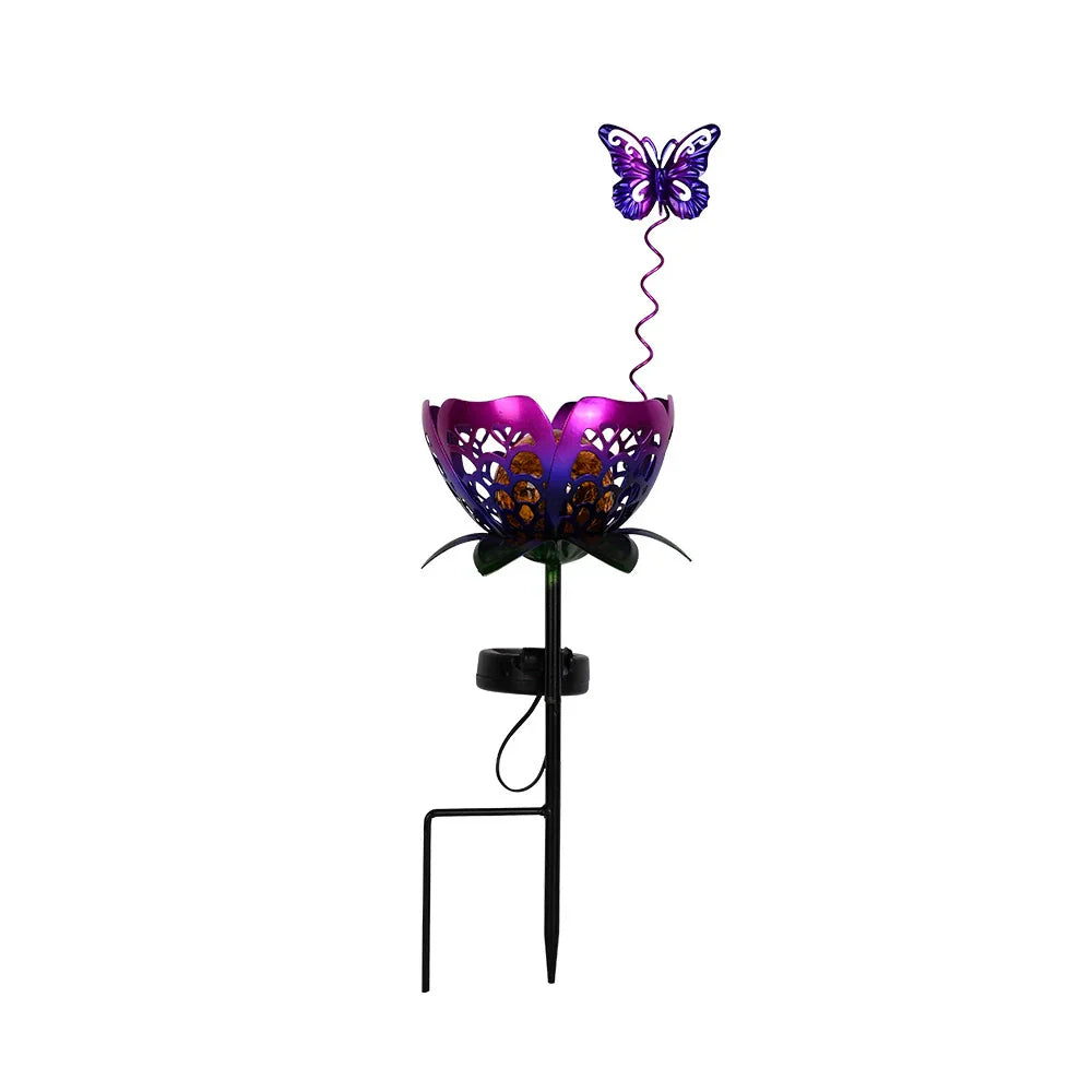 Bright Solar Garden Flower Light