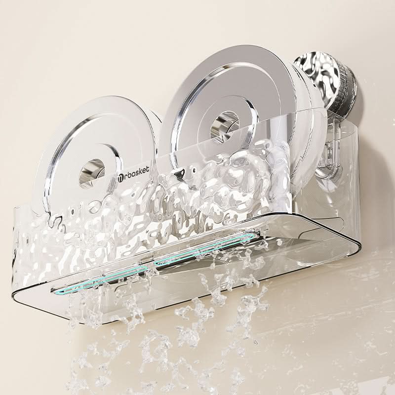 Space Saving Bathroom Shelf with Suction Cup