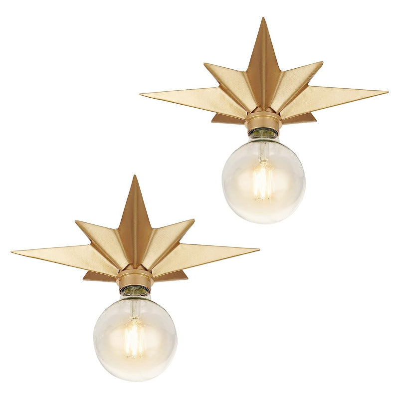 Elegant LED Starburst Ceiling Lamp