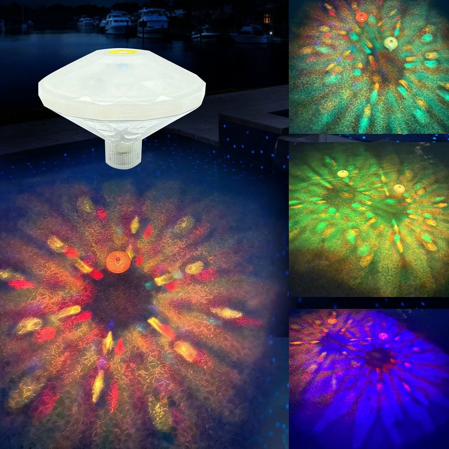 Vibrant Pool Float Lamp Waterproof LED Garden Light