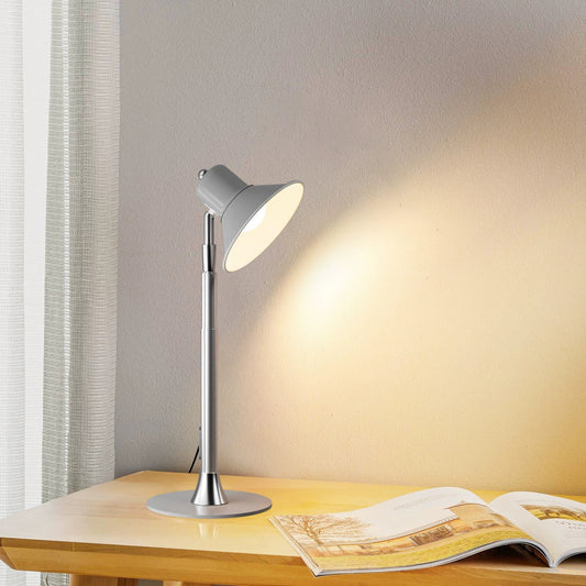 Compact Student Desk Light with USB Port Adjustable Arm - Luxicro