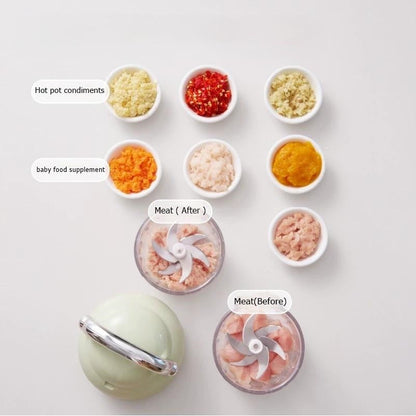 Compact Easy Cordless Garlic Crusher