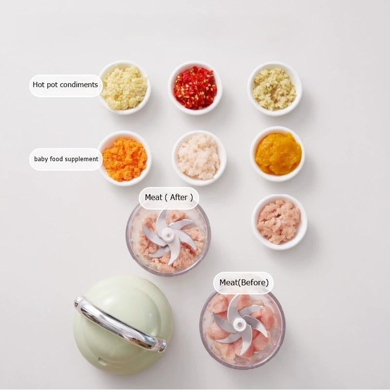 Mini Automatic Garlic Press Crusher