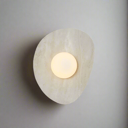 Simple Outdoor Stone Wall Lamp