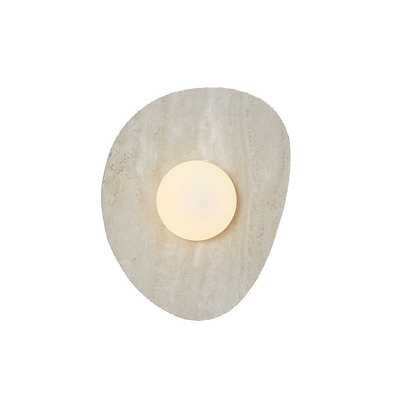Simple Outdoor Stone Wall Lamp