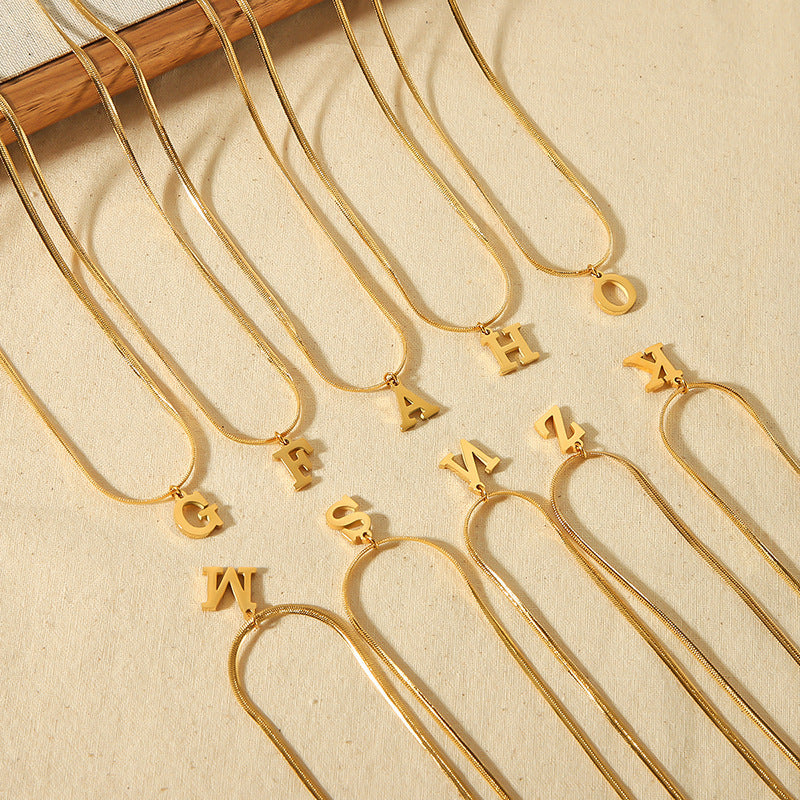 Classic Herringbone Link Chain Necklace