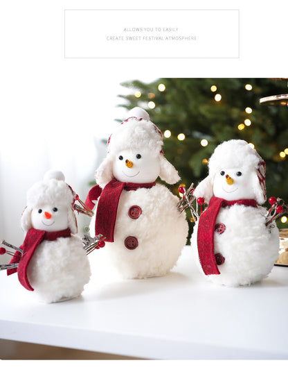 Cute Winter Snowman Ornament Decor