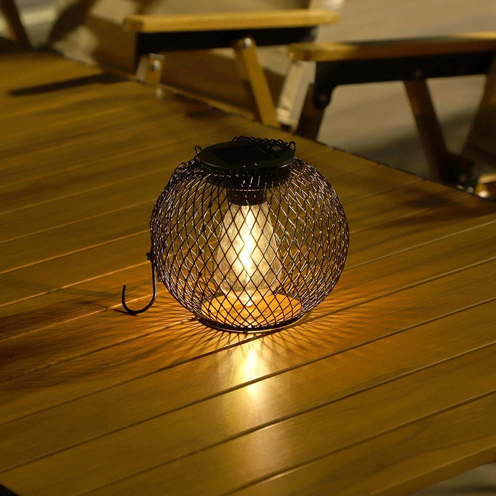 Weatherproof Outdoor Hanging Solar Lantern Light
