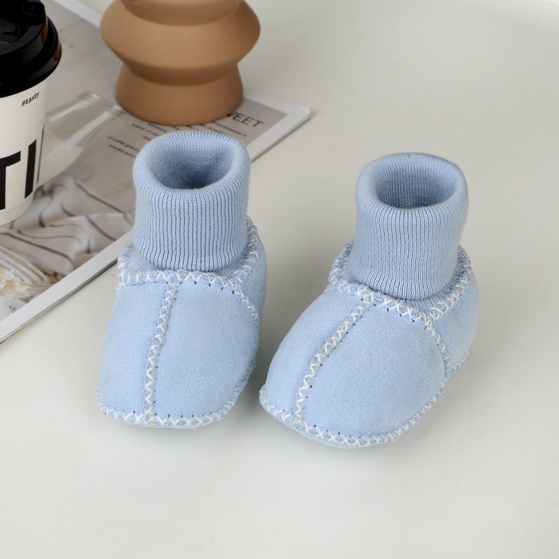 Cozy Baby Booties with Fleece Inside