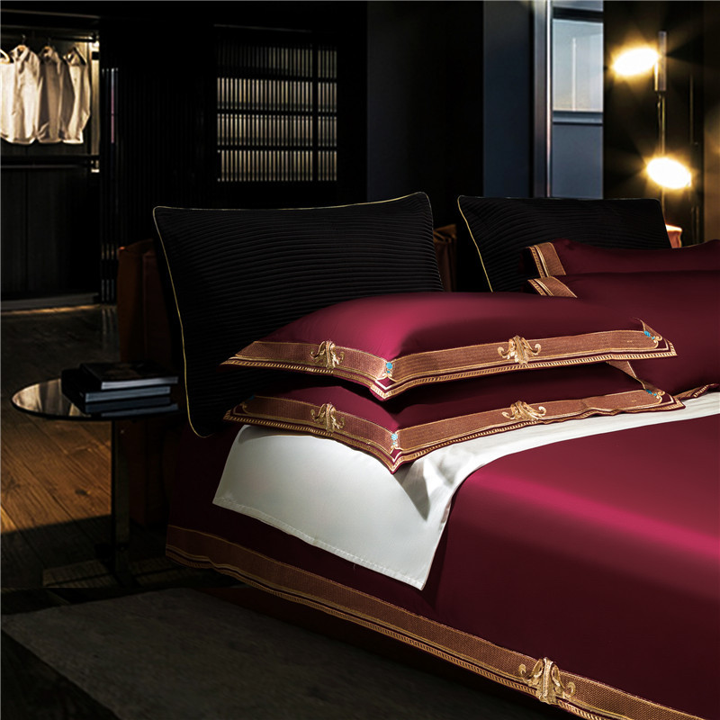 Decorative Patterned Luxury Cotton Bed Sheet Set