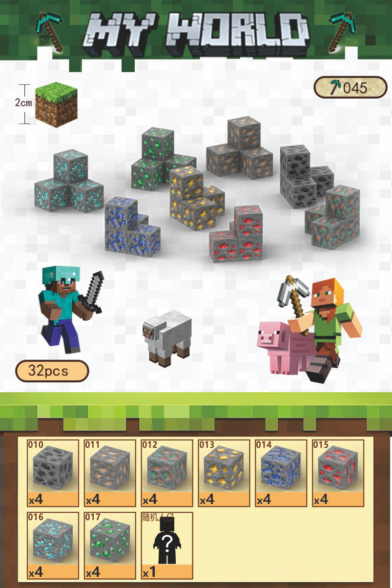 Bright Building Blocks Magnet Set