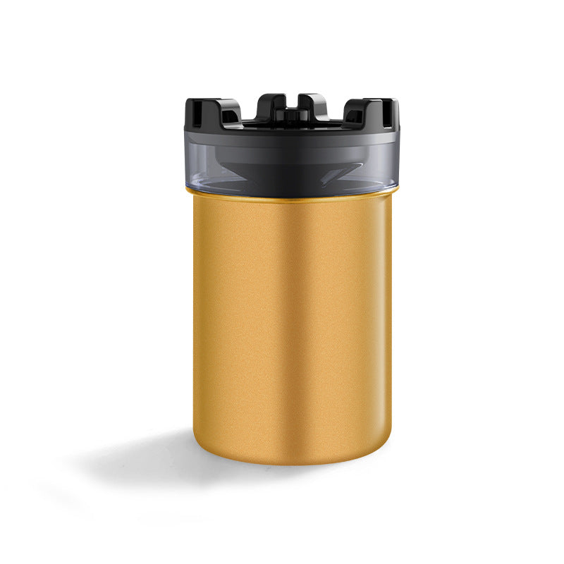 Compact Car Ashtray with Automatic Extinguisher