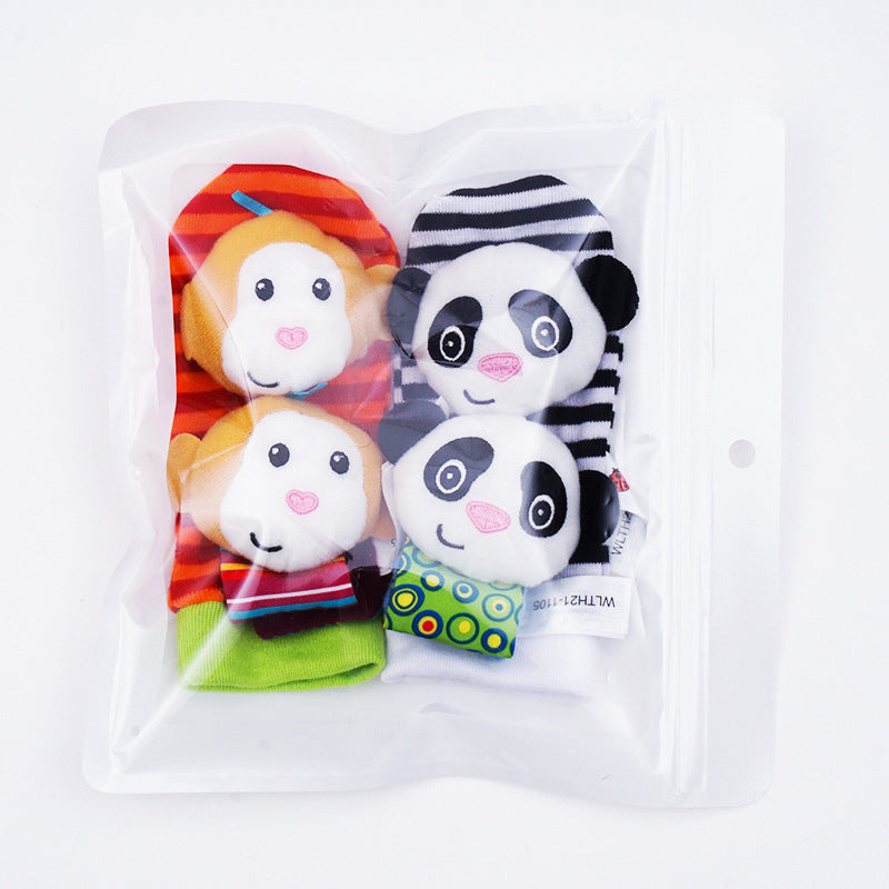 Cute Infant Sock and Teether Gift Set