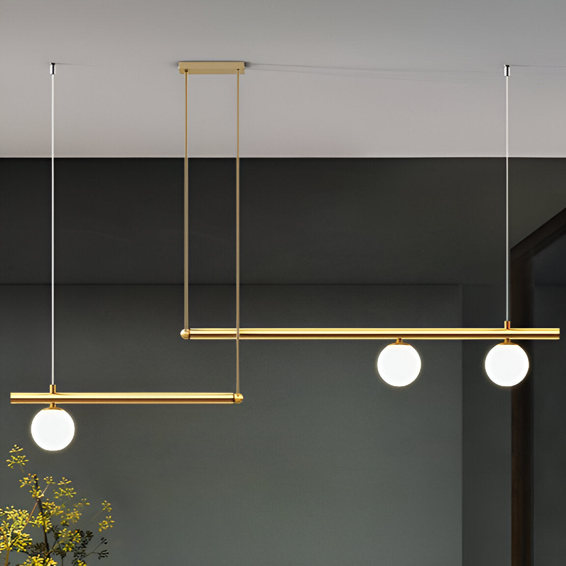 Stylish Clear Hanging Lamp