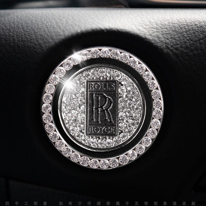 Sparkly Car Key Start Button Cover Ring