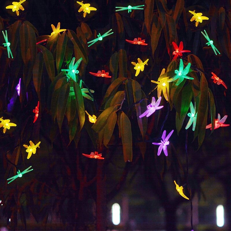 Vibrant Outdoor Solar String Garden Lights - Luxicro