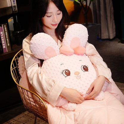 Cozy Plush Cartoon Throw Blanket