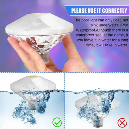 Vibrant Pool Float Lamp Waterproof LED Garden Light