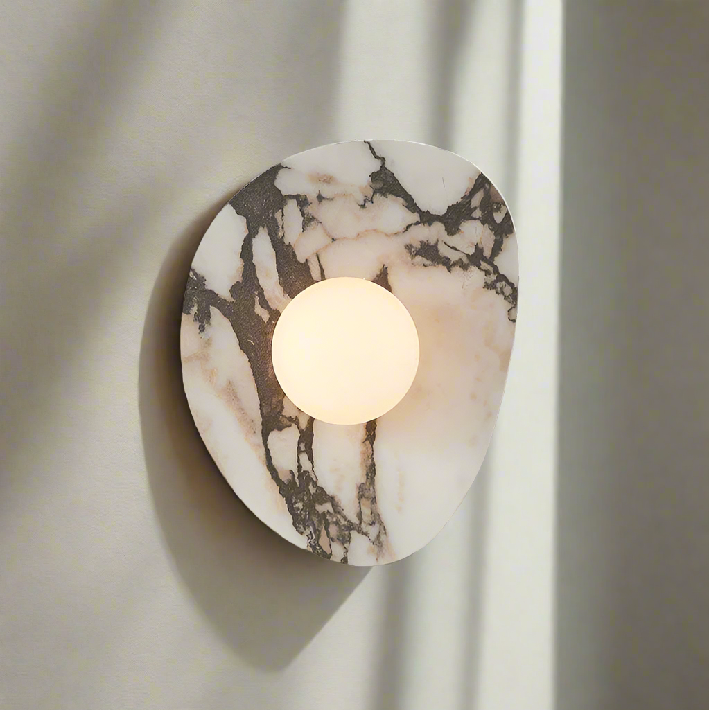 Simple Outdoor Stone Wall Lamp