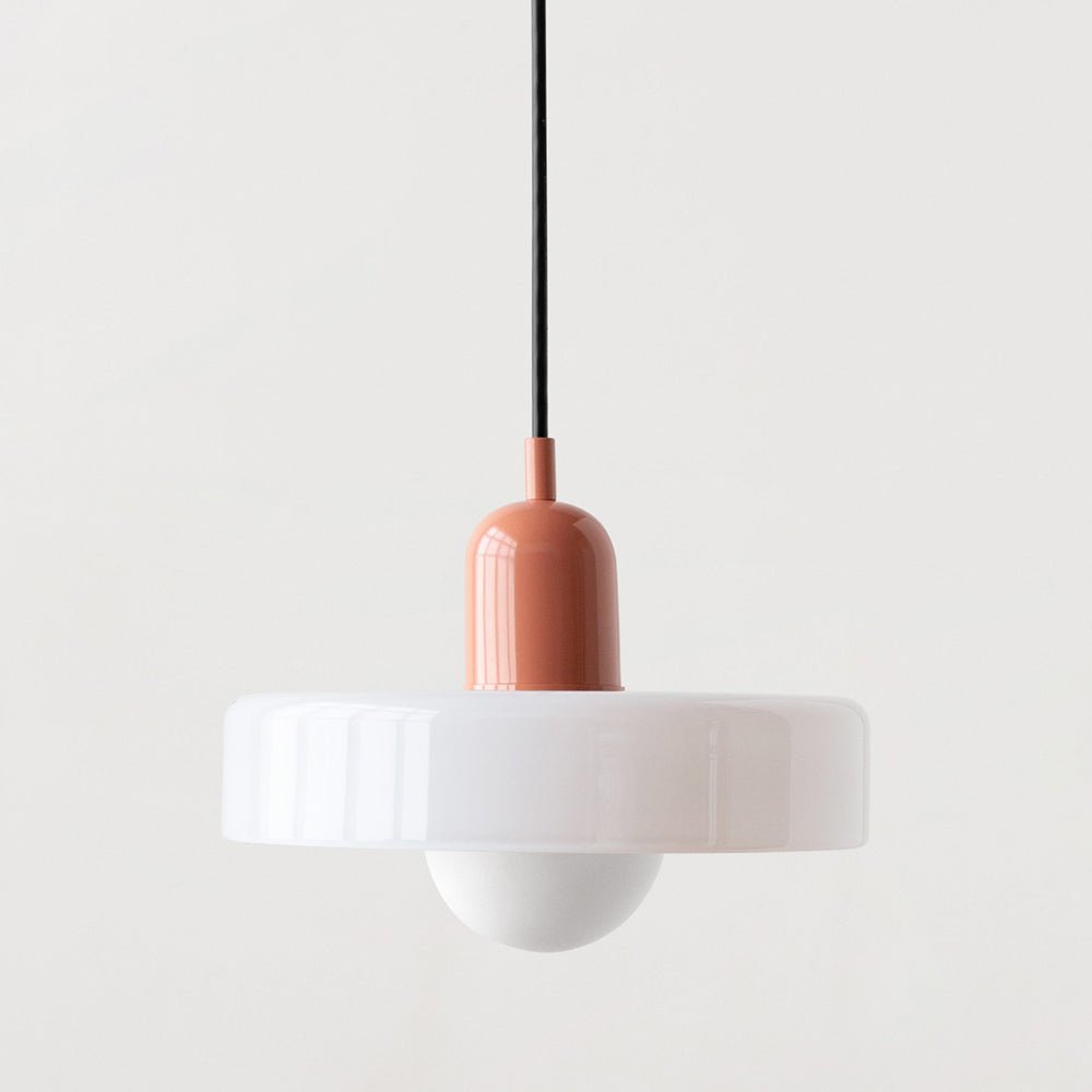 Vibrant Colored Glass Hang Ceiling Light Fixture