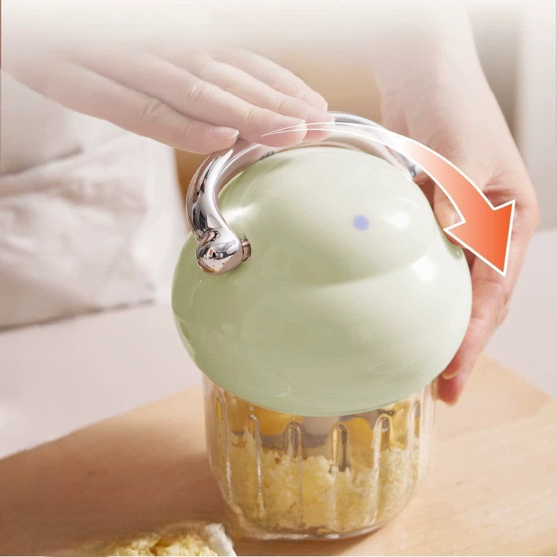 Portable Easy Garlic Press Chopper - Luxicro