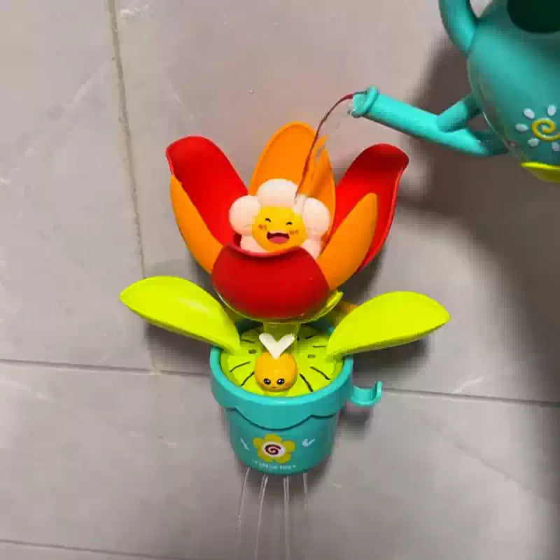 Colorful Happy Baby Sunflower Bath Toy