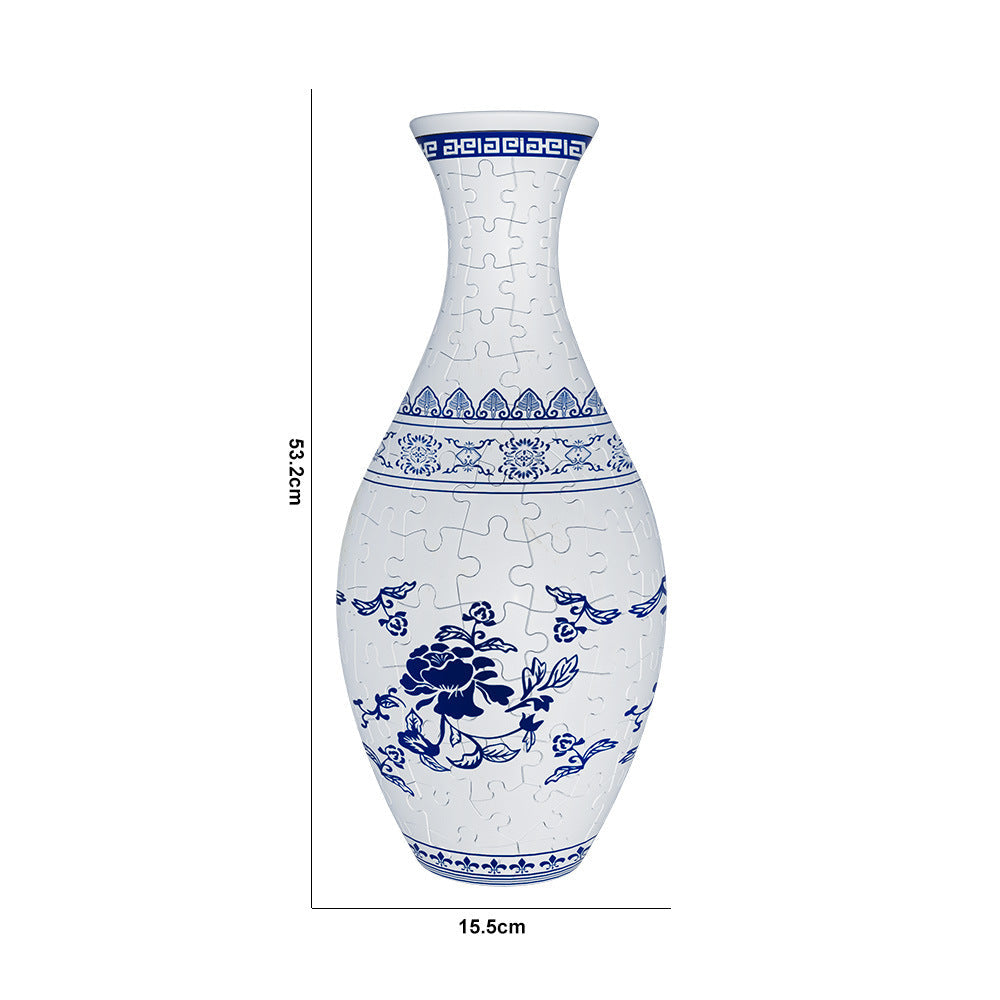 Colorful Flower Shaped Puzzle Vase