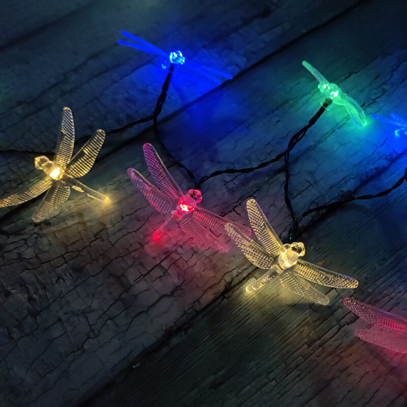 Vibrant Outdoor Solar String Garden Lights
