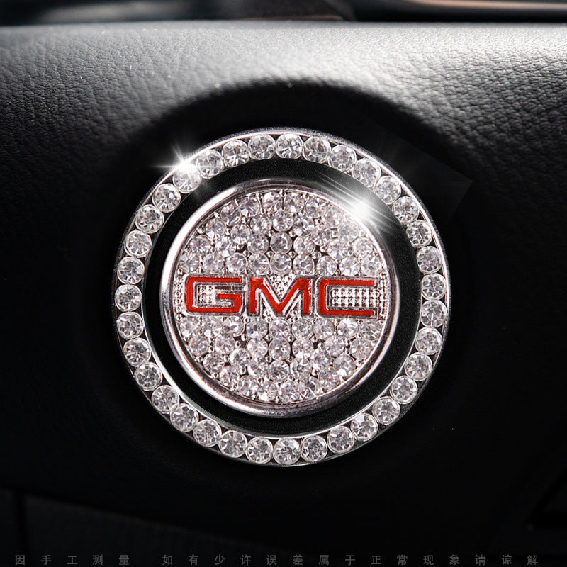 Sparkly Car Key Start Button Cover Ring