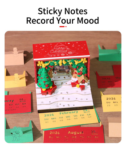 Fun Holiday 3D Desk Calendar