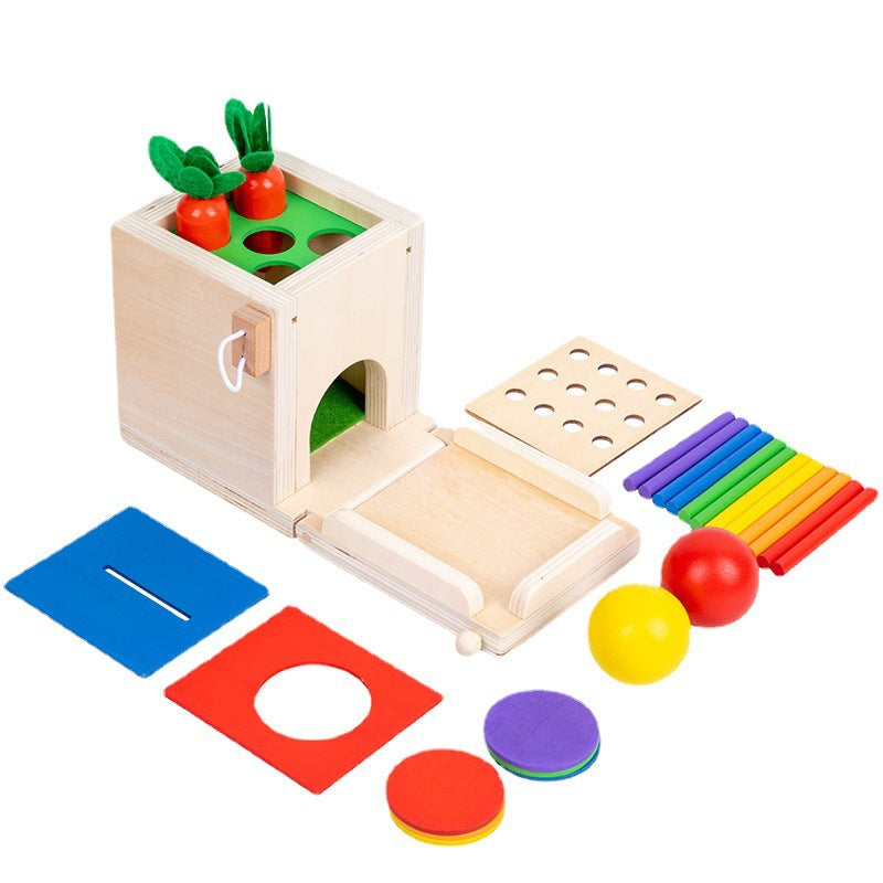 Vibrant Wood Stacking Block Set - Luxicro