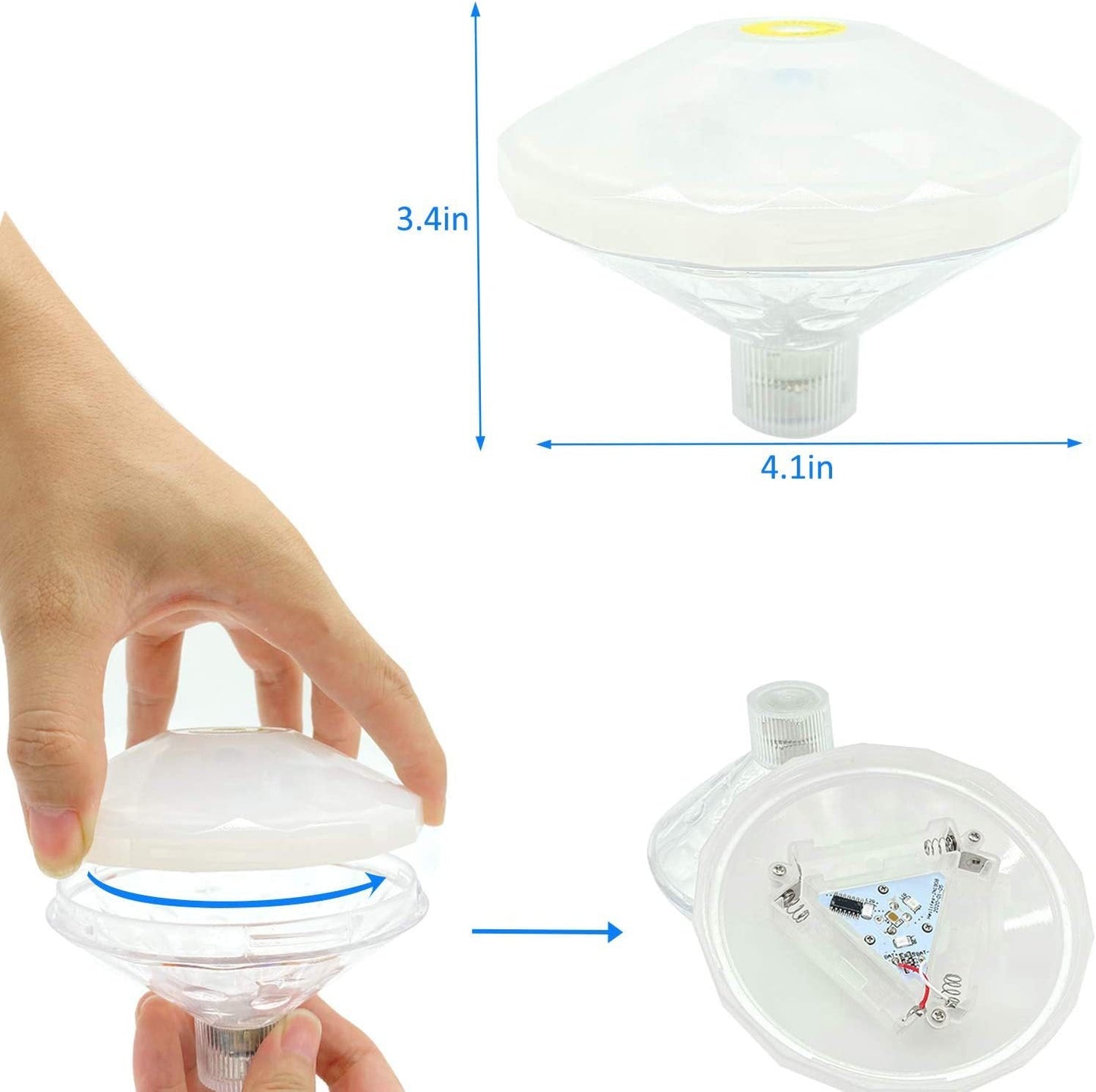 Vibrant Pool Float Lamp Waterproof LED Garden Light