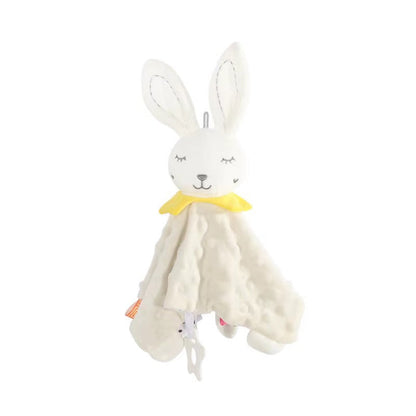 Cozy Cuddly Baby Blanket with Rattle Toy